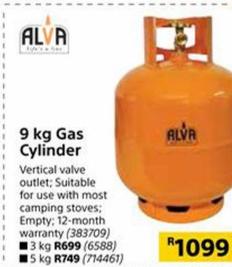 9kg gas cylinder