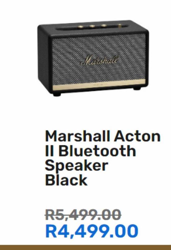 speaker black  Marshall