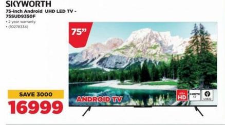smart tv Skyworth 75''