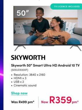 smart tv Skyworth 50''