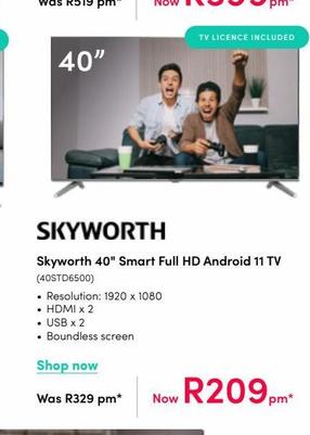 smart tv Skyworth 40''