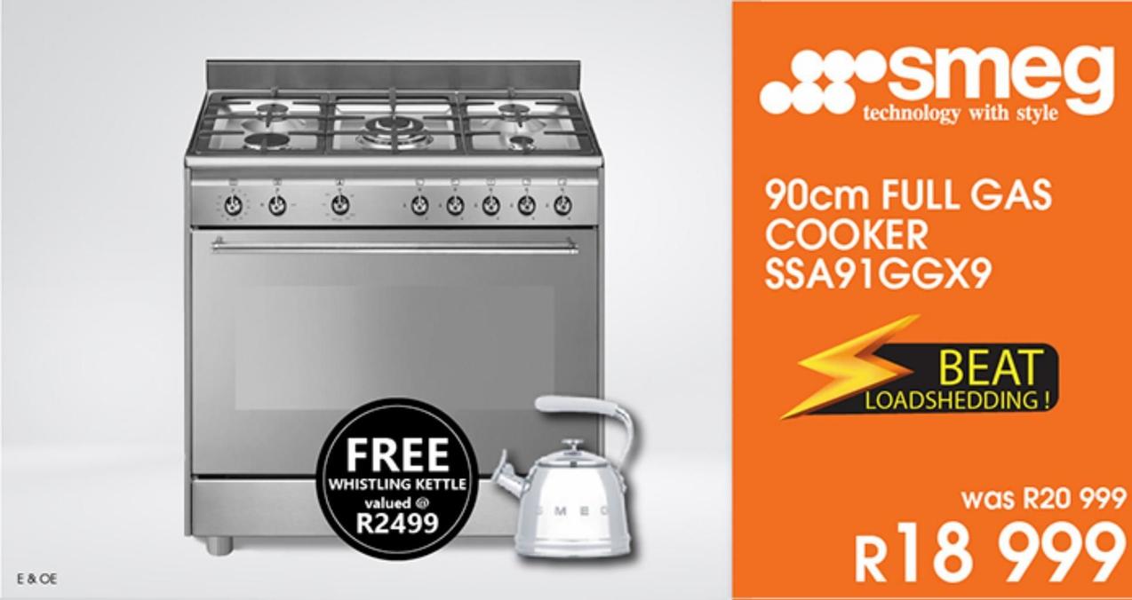 90cm full gas cooker