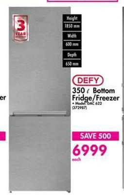 Bottom fridge freezer