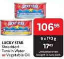 Lucky Star - Shredded Tuna In Water Or Vegetable Oil