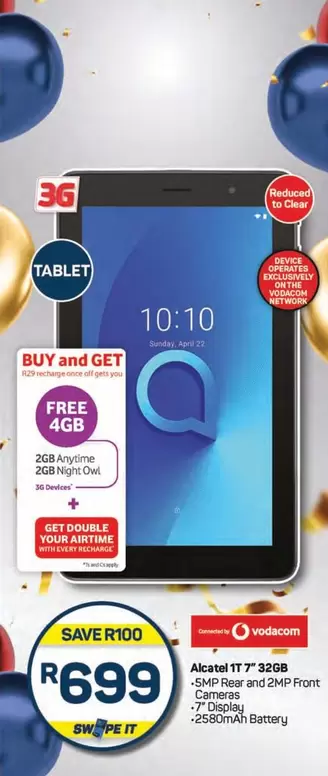 Alcatel - 1T 7" 32GB