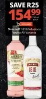 Smirnoff - 1818/Infusions Vodka All Variants