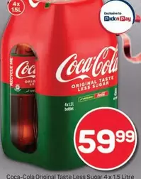 Coca cola - Original Taste Less Sugar
