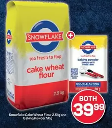Snowflake - Cake Wheat Flour and Baking Powder