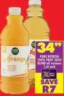 100% FRUIT JUICE BLEND