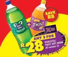 Spar - SPARLETTA/TWIST SOFT DRINK