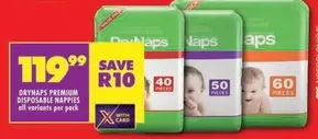 PREMIUM DISPOSABLE NAPPIES