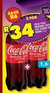 Coca cola - ORIGINAL TAST LESS SUGAR SO DRINK