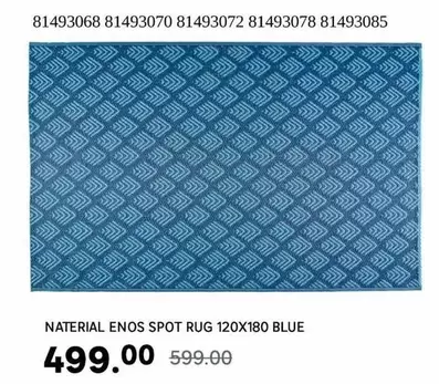 Naterial - Enos Spot Rug Blue