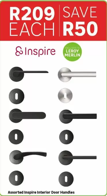 Inspire - Assorted Interior Door Handles