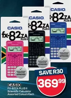 CASIO - FX-82ZA PLUS II Scientific Calculator
