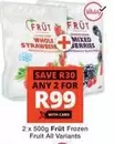 Frozen -  Fruit All Variants