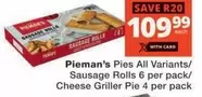 Pies All Variants/ Sausage Rolls