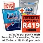 Finish - Powerball Dishwashing Tablets