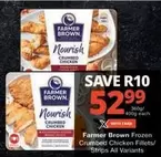 Farmer Brown - Crumbed Chicken Fillets/ Strips All Variants