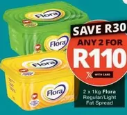 Flora -  Regular/Light Fat Spread