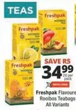 Freshpak - Flavoured Rooibos Teabags