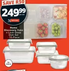 Bake n Lock Glass Dish Set