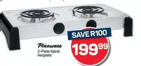 Pineware - 2-Plate Spiral Hotplate