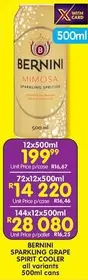 Bernini - SPARKLING GRAPE SPIRIT COOLER