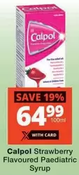 Strawberry Flavoured Paediatric Syrup