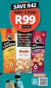 Bakers - Mini Cheddars/ Biscuits