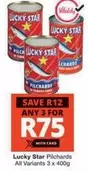 Lucky Star - Pilchards