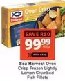 sea harvest - Oven Crisp Frozen Lightly Lemon Crumbed Fish Fillets
