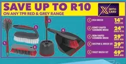 DISH BRUSH, KONEY SHAPED SCRUBBING BRUSH, IRON SHAPED SCRUBBING BRUSH, DUSTPAN & BRUSH SET, TOILET BRUSH SET