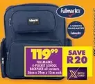 4-POCKET SCHOOL BACKPACK