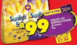 Sunlight - 5in1 Handwash Powder