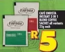 Enrista - INSTANT 3 IN 1 BLEND COFFEE SACHET