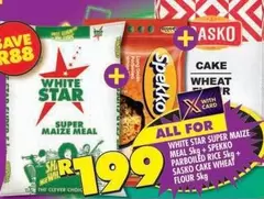 Spekko - SUPER MAIZE MEAL + PARBOILED RICE + CAKE WHEAT FLOUR
