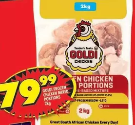 Goldi - FROZEN CHICKEN MIXED PORTIONS