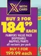Pampers - VALUE PACK DISPOSABLE NAPPIES/PANTS