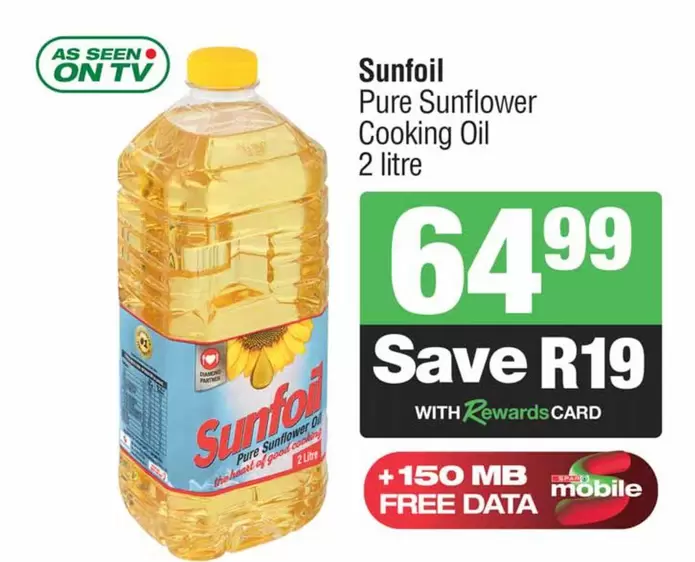 sunfoil - Pure Sunflower Cooking Oil