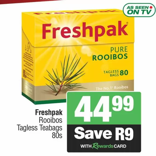 Freshpak - Rooibos Tagless Teabags