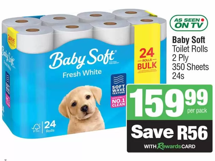 Baby Soft - Toilet Rolls