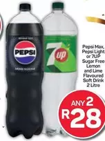 pepsi - Pepsi Max, Pepsi Light or 7UP