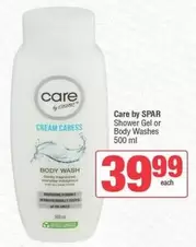 Spar - Shower Gel or Body Washes