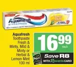 Aquafresh - Toothpaste