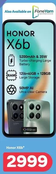 Honor - X6b