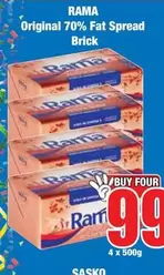 Rama - Original 70% Fat Spread Brick