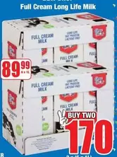 Full Cream Long Life Milk