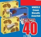 WHEELS Cream Biscuits