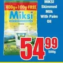Skimmed Milk With Palm Oil